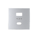 Simon 82 Pokrywa do ładowarki USB typ A+C aluminium 8201296-093 KONTAKT