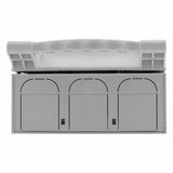 Rozłącznik bezp. poziomy 400A AC 690V NH2 AC23B 3P IEC montaż na płycie montaż śrub. (M10) EBH2O3TM1