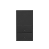 Simon 100 Panel 2-krotny: 2 klawisze czarny mat 10020213-238 KONTAKT