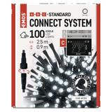 Lampki choinkowe sople łączone Standard 100LED 2,5m zimna biel IP44 timer D1CC01 EMOS