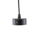 OPRAWA MADARA MINI RING GU10 ZWIS BAZA 230V IP20 fi55*200mm CZARNY kabel 1m