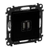 Valena Life - Gniazdo Usb A+A Czarne 756312 LEGRAND