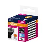 Lampa LED VALUE PAR16 80 120 6,9W/840 230V GU10 BK
