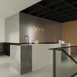 Sollux Lampa wisząca MOZAICA 3P czarny/złoto SL.0893