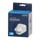 Czujnik ruchu 180st. pionowa regulacja IP44 1200W biały OR-CR-201/W ORNO