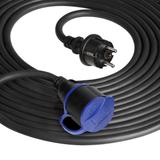 Przedłużacz warsztatowy bryzgoszczelny IP44, 1x2P+Z 30m,kabel gumowy olejoodporny H07RN-F 3x1,5mm2,