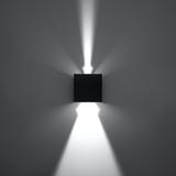 Sollux Kinkiet LUCA czarny LED IP54 SL.0545