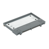 Simon Connect Pokrywa puszki podłogowej 1-modułowej SF1xx/1 (element zapasowy) szary