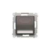 Simon 54 Oprawa oświetleniowa LED 230V AC 1.1 W białe zimne 5900 K brąz mat