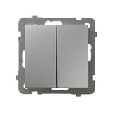 AS Łącznik podwójny krzyżowy - kolor srebro