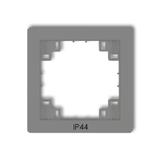 DECO Ramka pośrednia do łączników IP44 szary mat