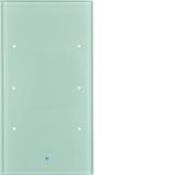BERKER KNX TS Sensor dotykowy 3-krotny szkło aluminium 75143034 HAGER