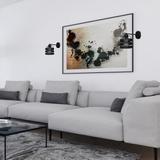 MILAGRO Kinkiet LARS BLACK 1xE27