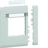 tehalit.WA Maskownica 120mm 1-krotna 55x55mm pole opisowe PC-ABS bezhalog jszary