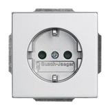 FUTURE Gniazdo SCHUKO z przesłonami Z szybkozłączami Z uziemieniem, 2P+E aluminiowo srebrny 2CKA002013A5375 ABB