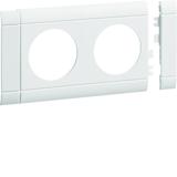 tehalit.WA Maskownica 2-krotna ABS bezhalogenowy biały GB080209016 HAGER