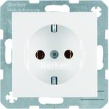 BERKER B.X/S.1 Gniazdo SCHUKO z uziemieniem biały  47438989 HAGER