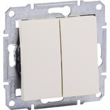 Asfora, łącznik świecznikowy, bez ramki, krem