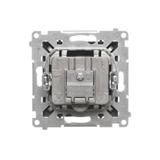 Simon 55 Gniazdo antenowe R-TV-SAT końcowe/zakończeniowe 1x Wejście: 5 MHz÷2,4 GHz Czarny mat