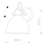 AMALFI GOLD I KINKIET