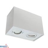 OPRAWA DOWNLIGHT ORTAL REGULOWANA 182X96 2XGU10 MAX. 2x50W BIAŁA