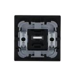 FUTURE Klawisz z symbolem "klucz" Do przycisku zwiernego czarny matowy