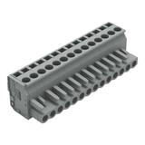 kątowy wtyk sprężynowy raster 5 mm 14-torowy /25szt./ WAGO