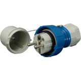 EZB 16 - 16A, 250V, Gniazdo tablicowe proste z puszką podtynkową IP44