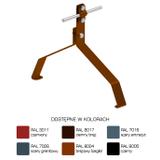 Uchwyt gąsiorowy "WZÓR 21" Z-śruba H=10 cm /LA/