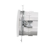 Simon 54 Elektroniczny łącznik/przycisk 4-krotny do sterowania 4 obwodami biały