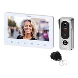 ANGU, zestaw wideodomofonowy 4-żyłowy, bezsłuchawkowy, monitor 7" LCD, z kamerą 800TVL, z czytnikiem