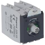 OSMOZ KORPUS KOMPLETNY, GŁÓWKA PODŚWIETLANA ZIELONA 24 V, 2R/Z + UCHWYT POTRÓJNY ZACISKI ŚRUBOWE, Le