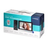 XIRAN zestaw wideodomofonowy bezsłuchawkowy monitor dotykowy 8" LCD Wi-Fi + APP na telefon z gn