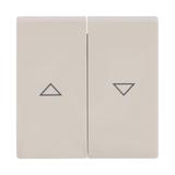 CARAT/FUTURE/SOLO Klawisz z nadrukiem Do wyłącznika/przycisku żaluzjowego kość słoniowa