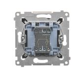 Simon 54 Łącznik świecznikowy z podświetleniem LED i do wersji IP44 16A 250V zaciski śrubowe antracyt *Posiada wkładkę DU1W DW5ABL.01/48 KONTAKT