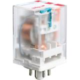 Przekaźnik przemysłowy 2P 10A 240V AC dioda LED+ warystor, do gniazd wtykowych R15‑2012‑23‑5240‑WTLV 804595 RELPOL