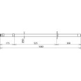 Drążek izolacyjny 36 kV, dł. 1000 mm, M12, złącze 6-kątne