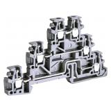 ESC-TLD.2 Złączka gwintowa 3-poziomowa 2,5mm2 (szara)