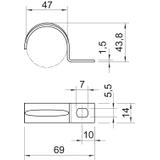 604, OBEJMY MOCUJĄCE 47MM OC.G.