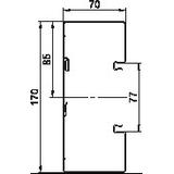 GS-S70170RW, Kanał podparapetowy symetryczny