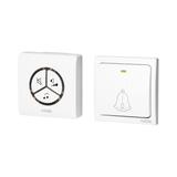 Dzwonek bezprzewodowy WAYO AC sieciowy bezbateryjny przycisk learning system 25 dźwięków 80m DB-3 OR