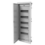 Rozdzielnica podtynkowa 5x12 RO-5 z metalowymi drzwiami IP40 N+PE C.1560 PAWBOL