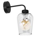 Milagro kinkiet Santiago Clear E27 czarny MLP6599