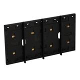 LIVING NOW 'MY HOME' - RAMKA STYKOWA - 3+1 MODUŁ - CZERŃ, Bticino