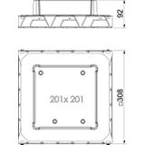 UDSPD 9035 4, Puszka podpodłogowa