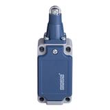 Łącznik w obudowie metalowej, 1NC+1NO, popychacz z rolką metalową