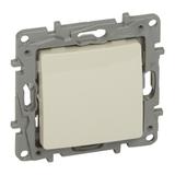 NILOE - PRZYCISK POJEDYNCZY 6 A KREMOWY, Legrand