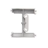 Simon 54 Premium Puszka natynkowa – element rozszerzający puszkę pojedynczą składaną DSC do ramek wielokrotnych. Głębokość 40 mm srebrny mat DSH/43 KONTAKT