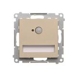 Simon 55 Oprawa oświetleniowa LED 14V z czujnikiem ruchu (0,64 W) Barwa ciepła biała 3100K Szampańsk