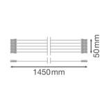 Oprawa DAMP PROOF 1500 2xLAMP HOUSING TH-KIT 5x2.5